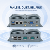 Computadora Integrada Compacta Sin Ventilador para IoT Industrial y Computación en el Borde, Plataforma Confiable para Proyectos B2B, PC Industrial Sin Ventilador