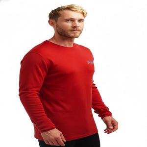 เสื้อยืดคอกลมแขนสั้นแบบยูนิเซ็กซ์ ผ้าคอตตอนถัก 100% น้ำหนัก 200 กรัม สีพื้น ทรงปกติ สวมใส่สบาย เป็นมิตรกับสิ่งแวดล้อม รับสั่งทำ - Product Image 2