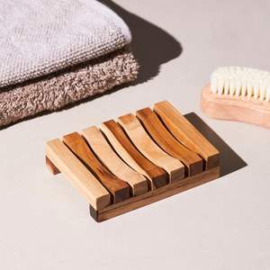 Jabonera de aspecto premium, hecha de madera de alta calidad con calidad de exportación. - Product Image 1