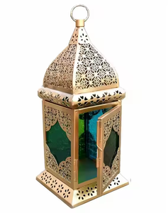 Linternas de Metal de estilo marroquí hechas a mano, tarros de velas, diseño superior para decoración Eid de Ramadán, vela de decoración de fiesta en casa de boda Vintage - Product Image 1