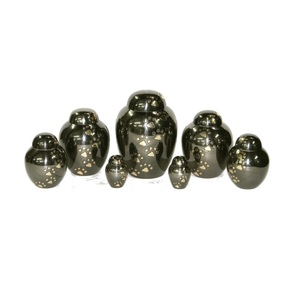 Urna Funeraria de Peltre Estilo Americano ZHE para Cenizas Humanas Adultas, Capacidad de 200 Pulgadas Cúbicas, Construcción Duradera, Garantía de 2 Años - Product Image 2