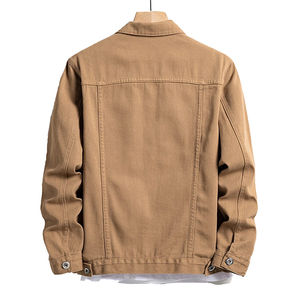 Vestes en jean avec logo personnalisé de qualité supérieure pour hommes, coupe confortable, style décontracté avec poches latérales, dernière conception - Product Image 2