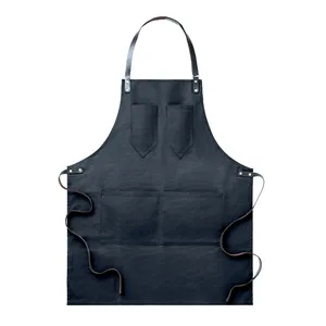 Customizable CHEF <b>Leather</b>-Finished <b>Apron</b> for Merchandising - Product Image 5