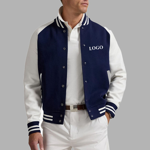 Vestes universitaires pour hommes de haute qualité, design personnalisé OEM, 100% coton laine, streetwear lourd, veste universitaire pour homme à prix avantageux - Product Image 1