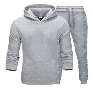 Venta al por mayor de ropa deportiva para hombre, chándales de alta calidad 95% poliéster 5% Spandex tejido de cuatro vías, traje deportivo de invierno sólido elástico - Product Image 4