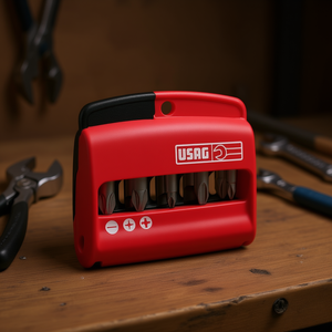 Usag 11-Piece <b>Screwdriver</b> Assortment with <b>Bits</b> in Plastic Box Variety of Sizes for Convenient Use - Product Image 3