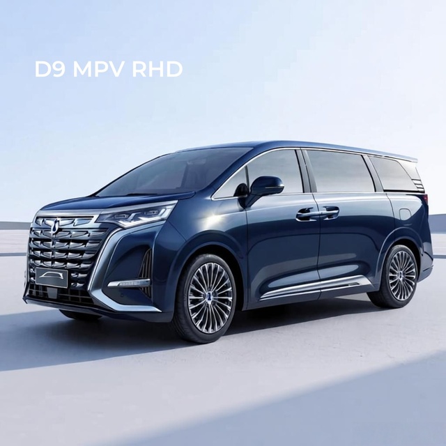 BYD Denza D 9 RHD EV Luxury MPV 2026 New Energy 7 Seater Electric Minivan Premium Edition 601-700km Range 90-110kWh Battery