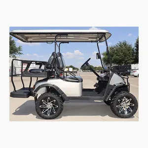 Electric Golf Cart Golf Club Car Four Wheel Two Seat Golf Electric Vehicle (Cargo Box)