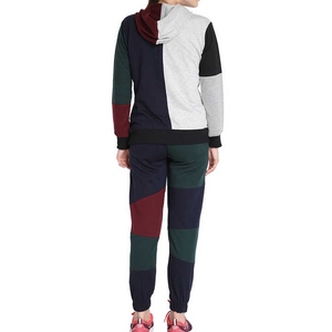 Vente en gros personnalisable de qualité supérieure ensemble de survêtements de fitness en coton pour femmes grande taille rose survêtement polaire - Product Image 3