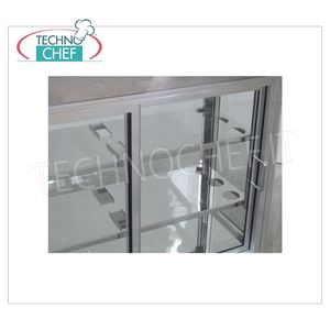 Équipement de réfrigération pour cuisine commerciale, comptoir réfrigéré de 80 cm de long avec 3 étagères - Product Image 2