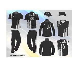 Uniforme de grillo con cuello redondo, camiseta, pantalones con logotipo personalizado, nombre de equipo disponible en colores decentes - Product Image 1