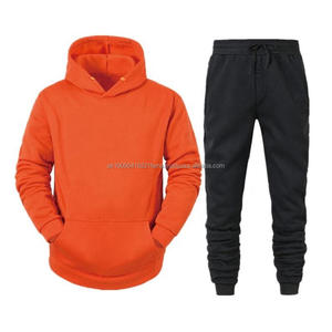 Ensemble Sweat à capuche et pantalon de survêtement de haute qualité respirant vierge en coton et polyester mélangé personnalisé Survêtement de survêtement pour hommes - Product Image 5