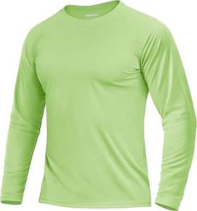 เสื้อรัดรูปแขนยาวสำหรับผู้ชายเสื้อกีฬาออกกำลังกายเสื้อแรชการ์ดแห้งเร็ว - Product Image 1