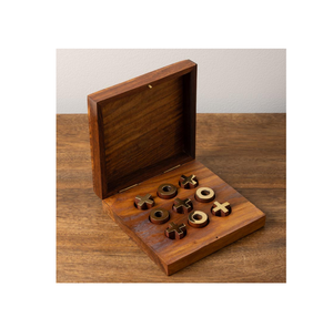 Juego de Mesa Educativo y Entretenido de Tres en Raya con Piezas Blancas X O, Ideal para Niños, Juego Familiar y Diversión en el Hogar - Product Image 3