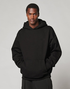 OEM liso en blanco térmico de gran tamaño Drop Shoulder Custom Logo Hoodie unisex cómodo gimnasio desgaste holgado ropa deportiva sudaderas con capucha - Product Image 5