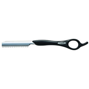 หนังตกแต่งขนนกสีดำพร้อมใบมีดสแตนเลส - Product Image 1