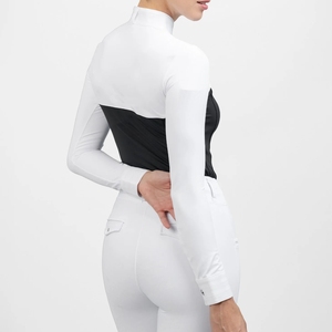 เสื้อขี่ม้าแขนยาวของผู้หญิงเสื้อนักขี่ม้าประสิทธิภาพสูงเสื้อนักแข่งแบบกำหนดเอง - Product Image 3