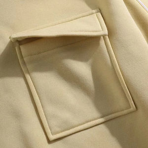 Sweat à capuche surdimensionné personnalisé pour hommes de meilleure qualité 100% coton à quantité minimale de commande bas brodé thermique hiver lavé sweat à capuche lourd OEM ODM - Product Image 3