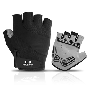 High Quality Half-Finger Workout Gloves for Fitness Bodybuilding Gym Outdoor Sports and Cycling Made of Synthetic Leather - Product Image 3