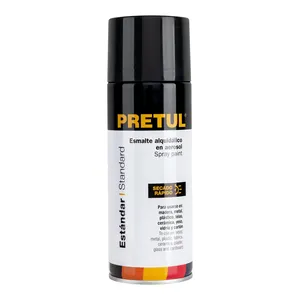 Pretul nero opaco 400ml scatola di vernice Spray con 4 unità di rivestimento e vernice del prodotto - Product Image 1