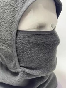 หน้ากากสกีแบบกำหนดเองสำหรับฤดูหนาว ผ้าฟลีซกันลม ให้ความอบอุ่น ปิดคลุมทั้งใบหน้า ทำจากโพลีเอสเตอร์ 100% สไตล์สำหรับปั่นจักรยาน - Product Image 3