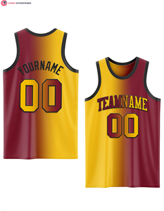 Jersey basket Throwback kustom warna asli klub pribadi pakaian olahraga nama tim nama pemain disesuaikan - Product Image 3
