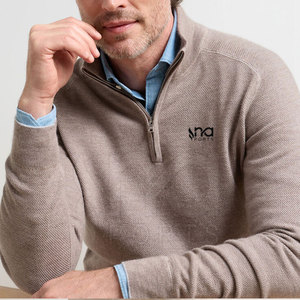 Trending Style Half <b>Zip</b> Top Custom Made Half <b>Zip</b> Top Lightweight Fabric For Active And Casual Wear - Product Image 4