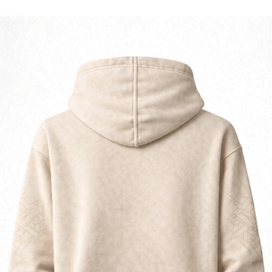 Unisex oversized casual <b>cross</b> neck hoodie soft 100% cotton fleece long sleeve streetwear daily wear gym fashion <b>top</b> - Product Image 5