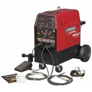 Lincolnprecision TIG 225อินเวอร์เตอร์เชื่อมพร้อม Pak กับรถเข็น DC เอาท์พุทโพลาริตี้สำหรับสแตนเลสสภาพการใช้งานใหม่ - Product Image 1
