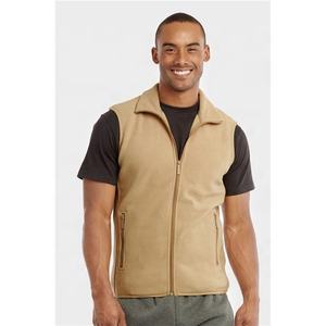 Gilet en polaire polaire de haute qualité, col montant, chaud pour l'hiver, fermeture éclair, design sans doublure, sans manches, vêtements d'extérieur pour l'automne/hiver, unisexe. - Product Image 3