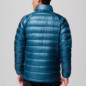 Veste d'extérieur d'hiver chaude de haute qualité Veste légère à bulles Manteau classique personnalisé avec fermeture éclair Veste bouffante pour hommes - Product Image 4