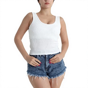 เสื้อกล้ามคอตั้งทรงรัดรูปสำหรับผู้หญิงไซส์ใหญ่ สีพื้น ความยาวปกติ สวมใส่สบาย ระบายอากาศได้ดี เป็นมิตรกับสิ่งแวดล้อม เหมาะสำหรับใส่ในช่วงฤดูใบไม้ร่วง - Product Image 2
