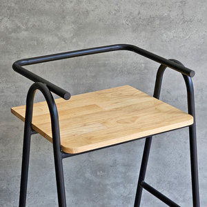 Tabouret de bar Cozy Iron GCF036, finition thermolaquée, style industriel moderne et antique, idéal pour la salle à manger, le salon ou une utilisation dans une ferme. - Product Image 4