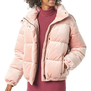 Blousons bombardiers High Street à la mode pour femmes de haute qualité personnalisables 100% Nylon Polyester pour l'hiver blanc personnalisable - Product Image 2