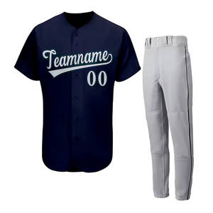 Uniforme de béisbol Recién llegado Uniforme de béisbol hecho a medida de alta calidad Uniforme de béisbol 100% Poliéster Uniformes de béisbol - Product Image 1