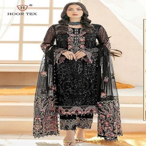 Special Beautiful Dress <strong>Excellent</strong> Quality Amazing Color <strong>Fox</strong> Georgette Salwar Suit &amp; Dupatta With Embroidery Work Woman Fashion - Product Image 1