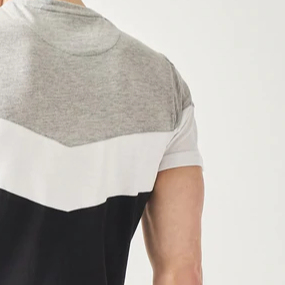 เสื้อยืดผู้ชายใส่สบายแบบใหม่2025ผ้าคอตตอนโพลีเอสเตอร์ระบายอากาศได้ดีดีไซน์100% บริการ OEM ใหม่ - Product Image 5