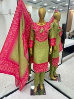 T-shirt personnalisable pour homme pour la fête du Nouvel An, brodé de pierres et de diamants, en chinon épais, style long, tendance gujarati, OEM/ODM