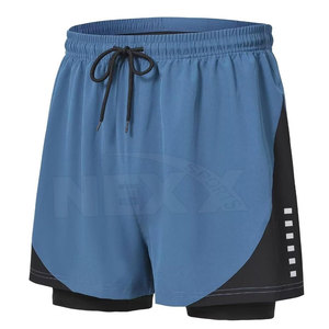 Pantalones Cortos Deportivos para Hombre, para Entrenamiento de BJJ, MMA, Grappling, Doble Capa, Elásticos, Transpirables, Duraderos, Ligeros, Personalizados OEM - Product Image 1
