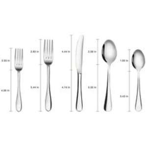 Ensemble d'argenterie en acier inoxydable avec design poli ultra-moderne et poignées confortables pour toutes les occasions - Product Image 5