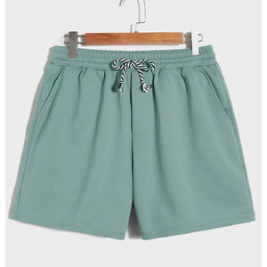 Short d'été à manches courtes pour hommes, ample, ensemble deux pièces OEM vente en gros de short d'été décontracté deux pièces - Product Image 3