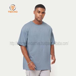 เสื้อยืดผู้ชายตัวยาวโอเวอร์ไซส์16ตัวสำหรับ100% เสื้อยืดพิมพ์ลายโลโก้ออกแบบได้ตามที่ต้องการ - Product Image 4