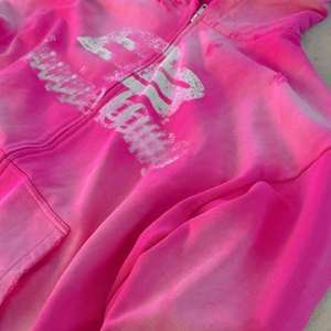 Vente en gros de streetwear de créateur de haute qualité 100% coton biologique polaire longueur normale brodé personnalisé poids lourd vieilli - Product Image 3