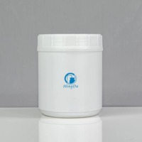 Conteneur de complément nutritionnel en HDPE de 2000 ml, pot en plastique blanc pour poudre de protéines, qualité alimentaire, large ouverture avec bouchon à vis