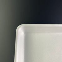 Boîte alimentaire rectangulaire en carton biodégradable Ebelee 32 oz avec poignée, finition brillante quadricolore, style dossier, pour sushis