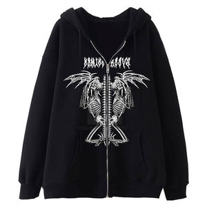 Sweat à capuche noir avec strass pour homme, streetwear, capuche et manches, 500GSM, surdimensionné, logo personnalisé, sweats d'hiver - Product Image 1