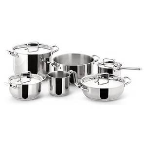 Juego de Utensilios de Cocina de Acero Inoxidable de 10 Piezas - SFIZIOSA Cromado Pulido 010740600010 - Product Image 1