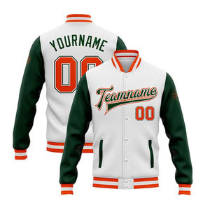 Veste d'université Graffiti en laine à la mode pour hommes High Street Style avec col rabattu et patch brodé - Product Image 4