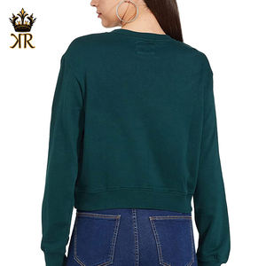 Sweat-shirt pour femmes tendance, décontracté, manches longues, pull coréen à col rond, sweat-shirt pour femmes, coton respirant - Product Image 2