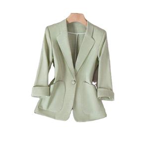 Nouvel arrivage pardessus croisé unisexe coupe ajustée costume décontracté Blazer à carreaux costume formel vestes de bureau d'affaires 2026 - Product Image 5